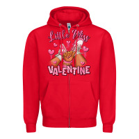 Red Little miss Valentine afro kid sneakers Zipper Hoodie - RanaPortraitStore