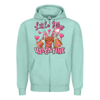 Seafoam Little miss Valentine afro kid sneakers Zipper Hoodie - RanaPortraitStore