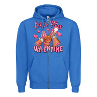 True Royal Little miss Valentine afro kid sneakers Zipper Hoodie - RanaPortraitStore