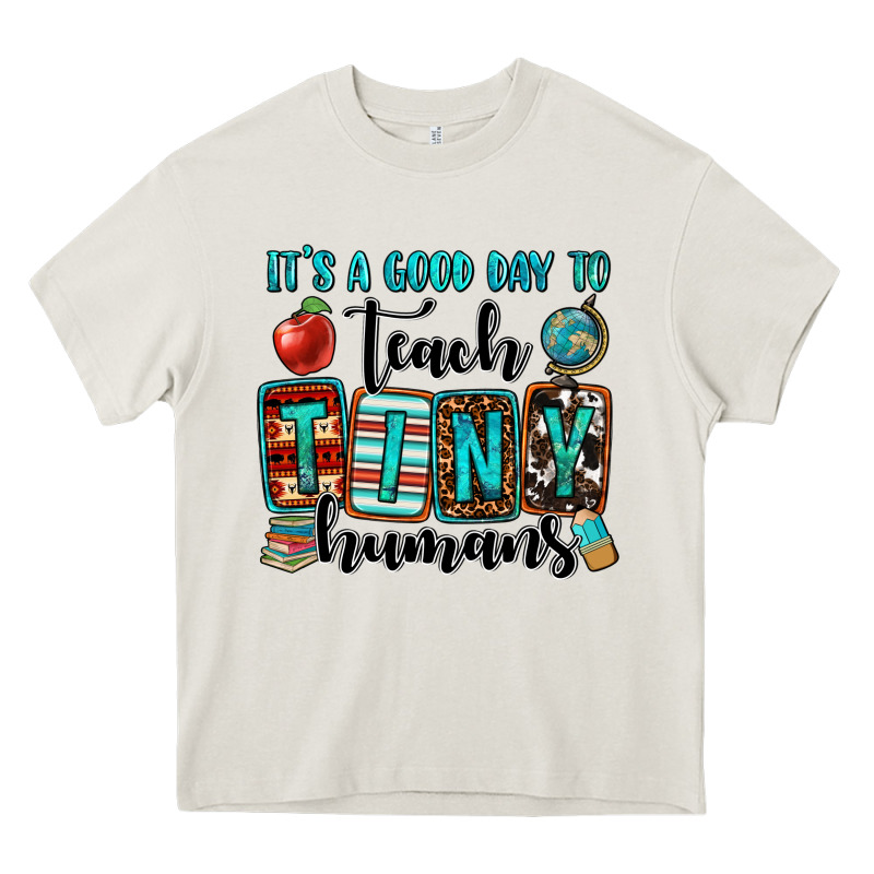 It's A Good Day To Teach Tiny Humans Heavy Core Tee by OliviaCreatesArt | Teevron