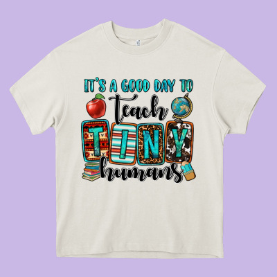 It's A Good Day To Teach Tiny Humans Heavy Core Tee Designed By Oliviacreatesart