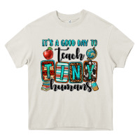Cream it's a good day to teach tiny humans Heavy Core Tee - OliviaCreatesArt