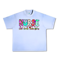 Grape Ice Nurse Coffee Scrubs Rubber Gloves Urban Heavy Tee - CowhideDigitalArt