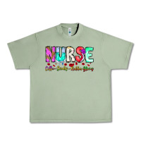 Oil Green Nurse Coffee Scrubs Rubber Gloves Urban Heavy Tee - CowhideDigitalArt