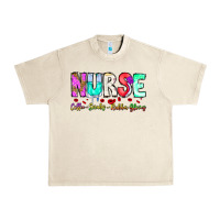 Nurse Coffee Scrubs Rubber Gloves Urban Heavy Tee | Teevron