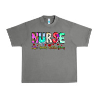 Tornado Nurse Coffee Scrubs Rubber Gloves Urban Heavy Tee - CowhideDigitalArt