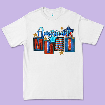 American Mini 4th Of July Premium Tee Designed By Fadigitalartstudio