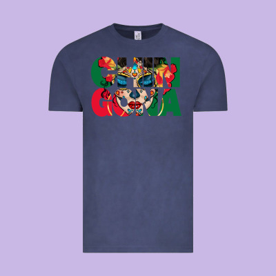 Chingona Sugar Skull Vintage Tee Designed By Bundleandbundleshop