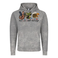 Cloud Rock peace love bald head eagle Vintage Hoodie - LillyAllenDesigns
