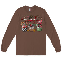 Chestnut Merry Christmas Long Sleeve Tee - CowhideDigitalArt