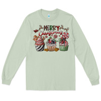 Matcha Merry Christmas Long Sleeve Tee - CowhideDigitalArt
