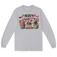 Moon Dust Merry Christmas Long Sleeve Tee - CowhideDigitalArt