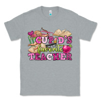 Heather Grey cupid's favorite teacher Classic Tee - OliviaCreatesArt