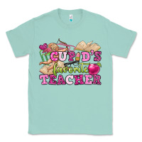 Seafoam cupid's favorite teacher Classic Tee - OliviaCreatesArt