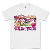 White cupid's favorite teacher Classic Tee - OliviaCreatesArt