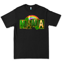Black St. Patricks Day mama Premium Tee - FaDigitalArtStudio