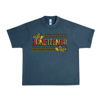 Midnight Navy colorful juneteenth celebration art Urban Heavy Tee - LillyAllenDesigns