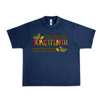 Navy colorful juneteenth celebration art Urban Heavy Tee - LillyAllenDesigns