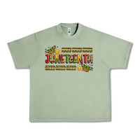 Oil Green colorful juneteenth celebration art Urban Heavy Tee - LillyAllenDesigns