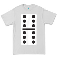 Dove Grey double six dominoes tshirt halloween costume 6 6 domino game t shirt Premium Tee - baoMotion