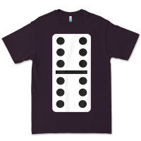 Plum double six dominoes tshirt halloween costume 6 6 domino game t shirt Premium Tee - baoMotion