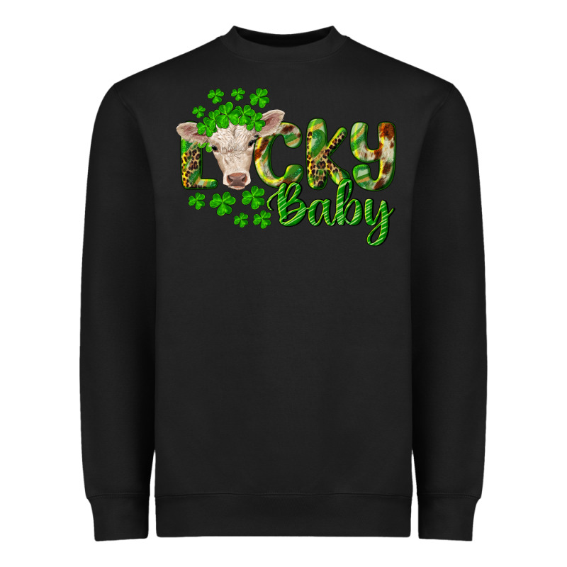 Lucky Baby Charolais Calf Heavyweight Sweatshirt by RanaPortraitStore | Teevron