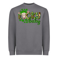 Storm Lucky baby charolais calf Heavyweight Sweatshirt - RanaPortraitStore