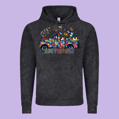 Autism Avareness Vintage Hoodie Designed By Sublimationcraftshop