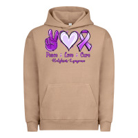 Pigment Burro Peace Love Cure Odgkins Lympoma Urban Hoodie - Jasminsmagicworld
