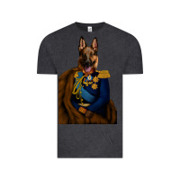 Vintage Black Pet Portraits, Custom Pet Portraits, Renaissance Pet Portraits, Custom Vintage Tee - RanaPortraitStore