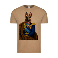 Vintage Coffee Pet Portraits, Custom Pet Portraits, Renaissance Pet Portraits, Custom Vintage Tee - RanaPortraitStore