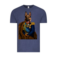 Vintage Denim Pet Portraits, Custom Pet Portraits, Renaissance Pet Portraits, Custom Vintage Tee - RanaPortraitStore