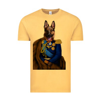 Vintage Mustard Pet Portraits, Custom Pet Portraits, Renaissance Pet Portraits, Custom Vintage Tee - RanaPortraitStore