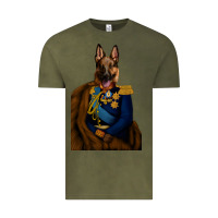 Vintage Olive Pet Portraits, Custom Pet Portraits, Renaissance Pet Portraits, Custom Vintage Tee - RanaPortraitStore