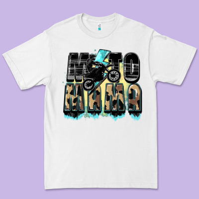 Moto Mama Mother's Day Premium Tee Designed By Fadigitalartstudio