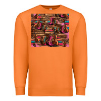Carrot valentines day violin and cowboy boots country music Premium Sweatshirt - Jasminsmagicworld