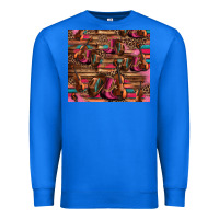 True Royal valentines day violin and cowboy boots country music Premium Sweatshirt - Jasminsmagicworld