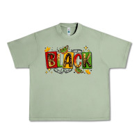 Oil Green black Urban Heavy Tee - LillyAllenDesigns