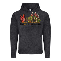 Vintage Arctic Peace Love Stegosaurus Vintage Hoodie - LillyAllenDesigns
