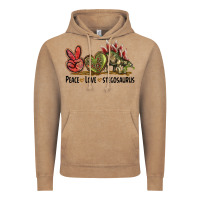 Vintage Coffee Peace Love Stegosaurus Vintage Hoodie - LillyAllenDesigns