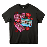 Asphalt valentines day casette olivia Heavy Core Tee - OliviaCreatesArt