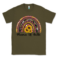 Army Green mama of both rainbow Classic Tee - Artiststas
