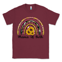 Burgundy mama of both rainbow Classic Tee - Artiststas