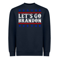 Navy Let's Go Brandon Heavyweight Sweatshirt - Jasminsmagicworld