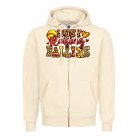 Sandshell busy raising ballers softball Zipper Hoodie - Jasminsmagicworld
