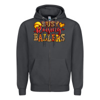 Smoke busy raising ballers softball Zipper Hoodie - Jasminsmagicworld