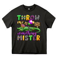 Asphalt throw me something mister mardi gras olivia Heavy Core Tee - OliviaCreatesArt