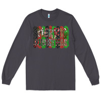 Smoke Merry Christmas Long Sleeve Tee - CowhideDigitalArt
