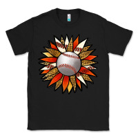 Black Baseball Sunflower Classic Tee - Jasminsmagicworld