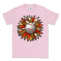 Bubblegum Pink Baseball Sunflower Classic Tee - Jasminsmagicworld